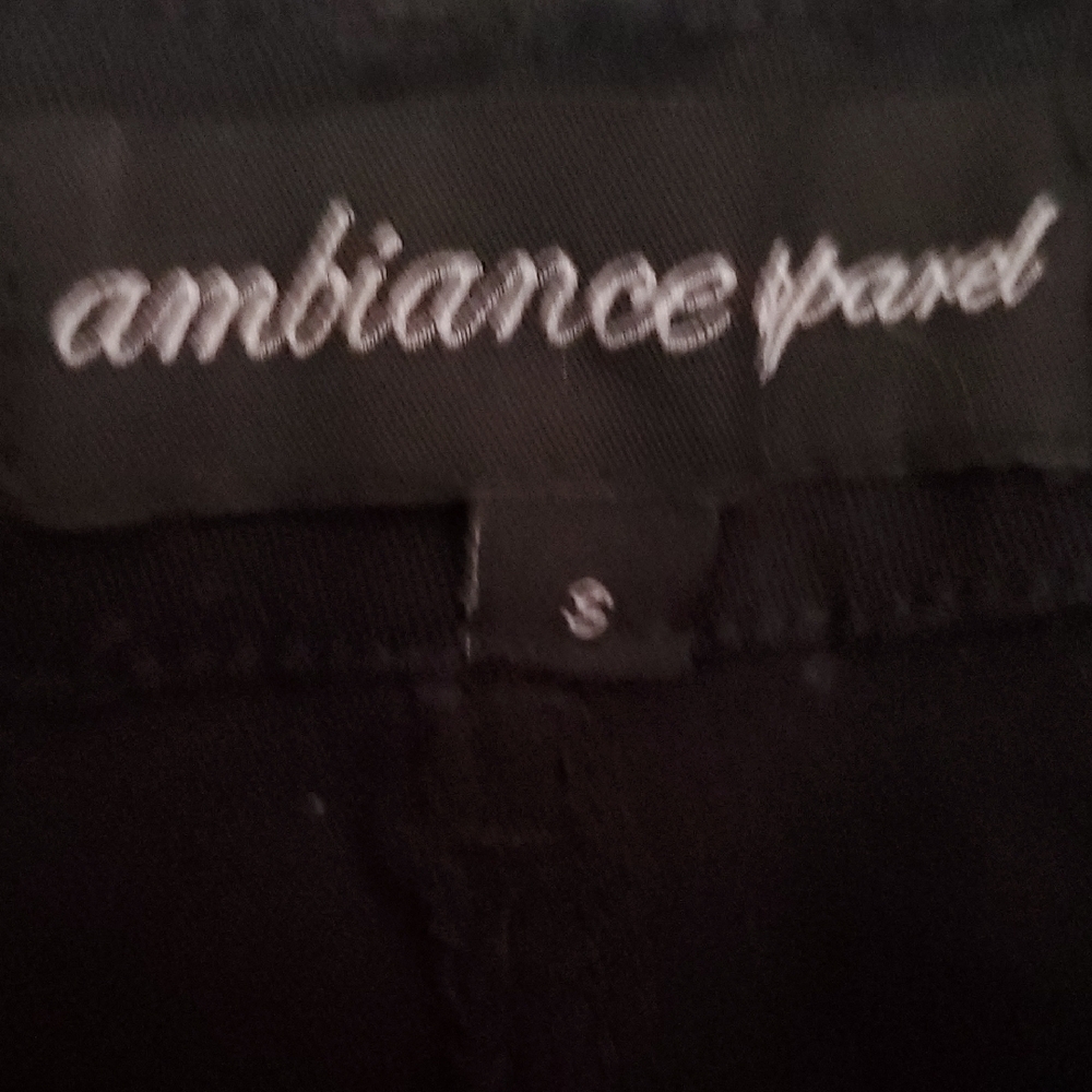 Ambiance High Waist Black Women's Shorts - Picture 4 of 5